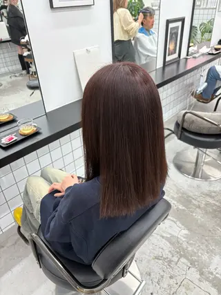 セミロング カラー 🌟ゆりあ🌟 JILLSTUDIOのヘアスタイル