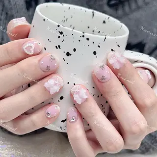 ネイル 長いだし/スカルプ/ パラシェルN.oneのネイルデザイン