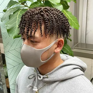 パーマ メンズ Le'a所属・渋谷/フェード/ 國分 翔のヘアスタイル