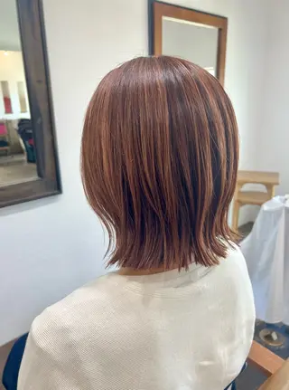 ミディアム Strawberry所属・原田 志保のヘアスタイル