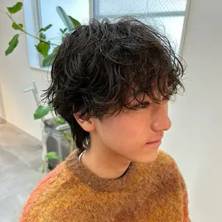 パーマ メンズ 男の理想を叶える🔥 メンズパーマ特化｜関のヘアスタイル