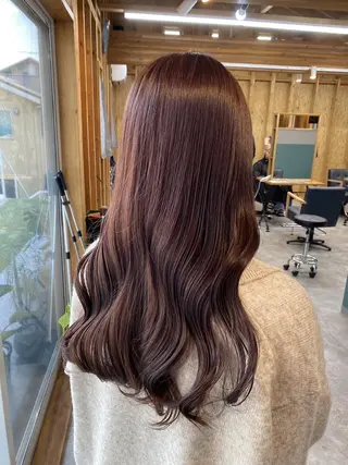 セミロング 💕モテベージュ 🧡NANAKO🧡のヘアスタイル