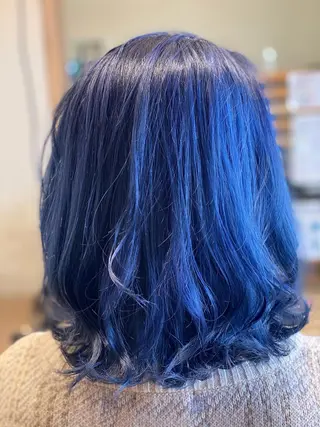 セミロング カラー 関口 友行のヘアスタイル