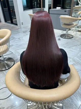 ロング 顔周り\エクステ\ 透明感カラー\まりんのヘアスタイル