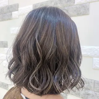 ミディアム カラー これた🧸ヘアメ職人 ♡髪質改善♡カラーのヘアスタイル