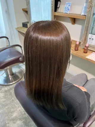 ロング カラー フェザーパーマ🌙 毛流れ yuzukiのヘアスタイル