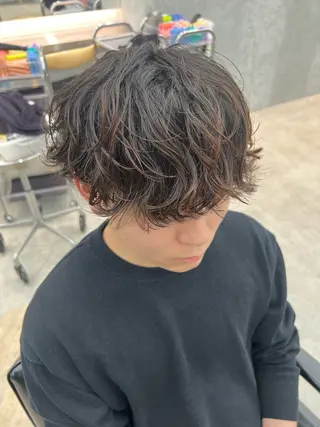 パーマ メンズ 🌀toa/波巻き✨ /メンズパーマ／栄のヘアスタイル