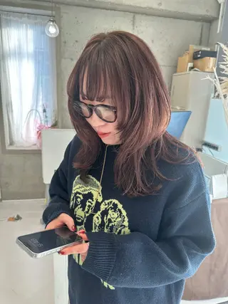 ショート 山崎結菜 🫧透明感カラーのヘアスタイル