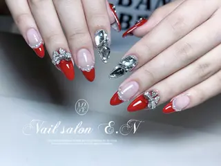 ネイル E.N🦋 長さ出し/持ち込みのネイルデザイン