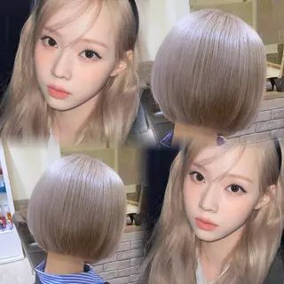 ショート hair make　chou-chou所属・🩶ベージュ🩶/ カラー/RIOのヘアスタイル