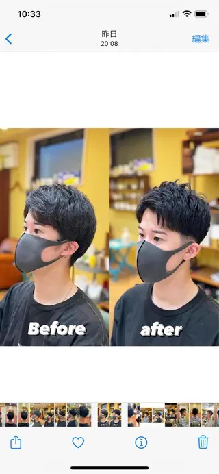 ショート BARBER SHOP HINA所属・BARBERSHOP HINAのヘアスタイル