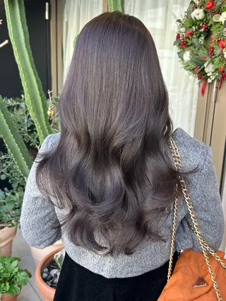 ロング カラー 韓国ヘア🦢🖤 Sayumiのヘアスタイル