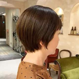 ショート ショートカット / 銀座/ 青山莉奈のヘアスタイル