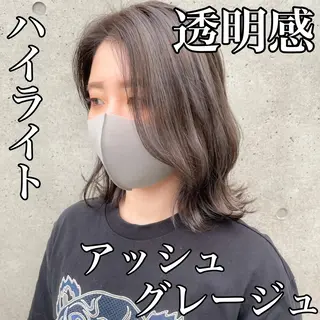 ミディアム カラー メンズパーマ メンズ特化ryoのヘアスタイル