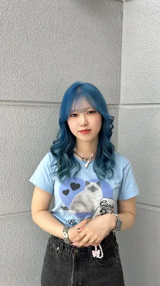 カラー ブリーチカラー/ わきたちえ🌻のヘアスタイル