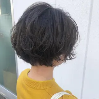 ショート パーマ ヤマモト マイのヘアスタイル
