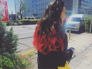 ロング カラー ボブ／レイヤー／艶 🦕risa  森下のヘアスタイル