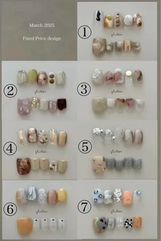 ネイル glitter 池袋のネイルデザイン