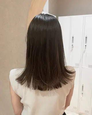 ミディアム 似合わせ/ベージュ /レイヤー/りほ🤍のヘアスタイル