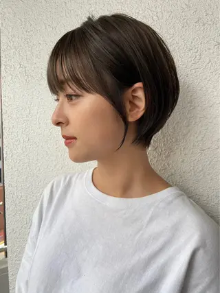 ショート 韓国風レイヤー🎀 北千住 HAOのヘアスタイル