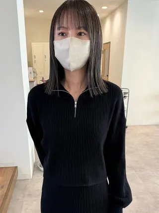 セミロング カラー 🫧MANA レイヤーカット🌙のヘアスタイル