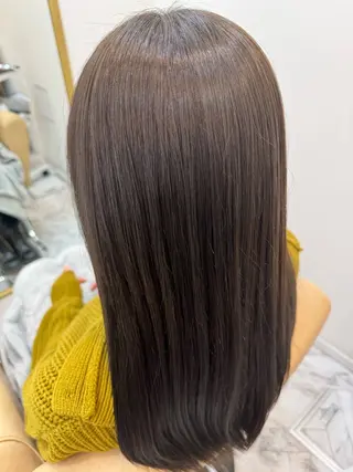 ロング カラー Qmee所属・Shun 透明感カラ ー/似合わせカットのヘアスタイル