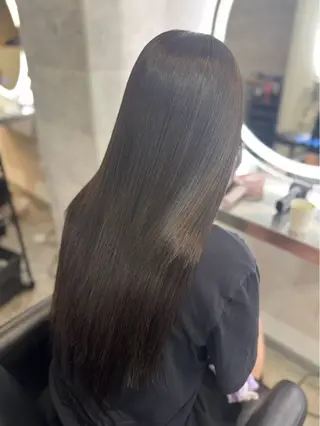 ロング REINA エクステ/ヘアセットのヘアスタイル