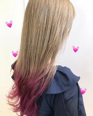 ロング カラー EMANON新宿東口所属・新宿駅近♡個室 ♡関口三都季🌜のヘアスタイル