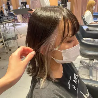 ミディアム カラー Slap Dash 【スラップ ダッシュ】所属・髪質改善カラー 🧸かりん🎀‪のヘアスタイル