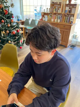 メンズ 艶カラー💎/カット モデル募集中/ほのかのヘアスタイル