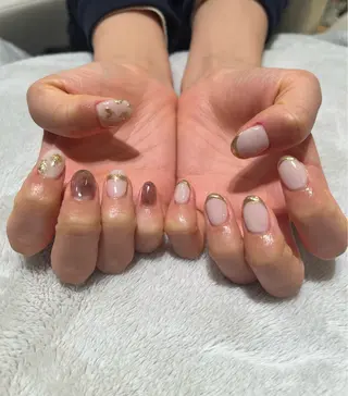 ネイル 四之宮 百花のネイルデザイン