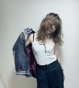 セミロング カラー 韓国hair ·͜· watanabeのヘアスタイル