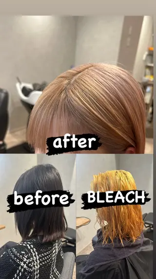 ミディアム カラー LIME HAIR DESIGN所属・髪質改善 LIME 長野駅のヘアスタイル