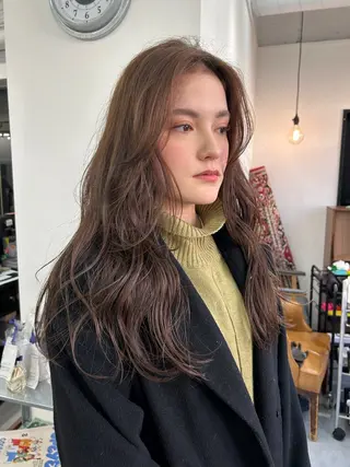 ロング レイヤーボブ/ 艶カラー/サナ🌼のヘアスタイル