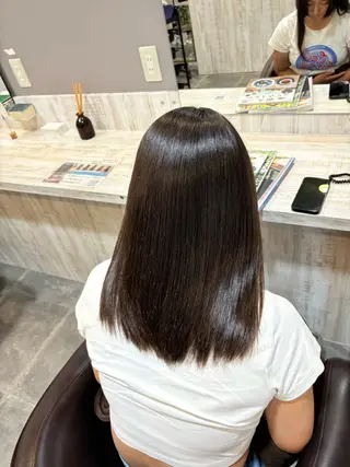 セミロング 平瀬 胡桃のヘアスタイル