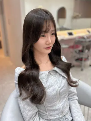 ロング 新宿/韓国ヘア 中明度カラー/かやのヘアスタイル
