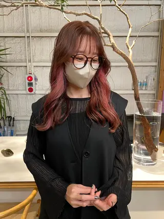 ロング 🩵albis/めい 大宮/ブリーチ🦋のヘアスタイル