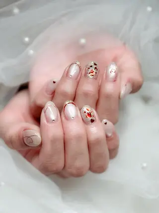 ネイル 高島 夏海のネイルデザイン