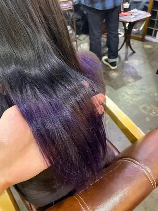 ロング カラー 【艶髪×韓国風】 毛流れ職人 RYOのヘアスタイル