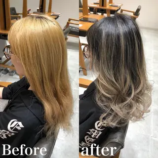 ロング カラー 高橋 昭雄のヘアスタイル