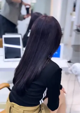 ロング カラー Rayreee 原宿・表参道所属・Miu‎🤍Hair ‎Arrange🎀のヘアスタイル