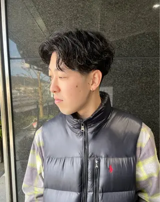 パーマ メンズ 野本光一朗/メンズ/ メンズパーマのヘアスタイル