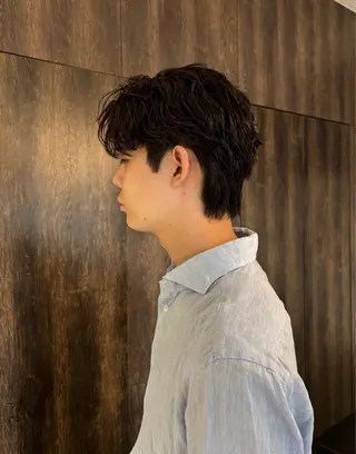 ショート メンズパーマ/ 上原琉介のヘアスタイル