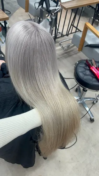 カラー ギャル/ハイトーン 特化/ルイヤのヘアスタイル