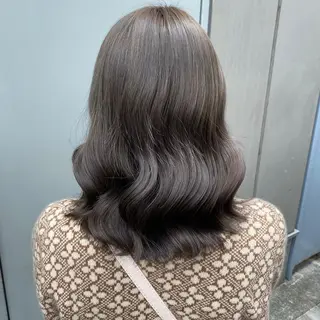 ミディアム カラー パーマ ヘアアレンジ メンズ キッズ ネイル マツエク・マツパ 🦋韓国風カラー🦋 こうせい原宿のヘアスタイル