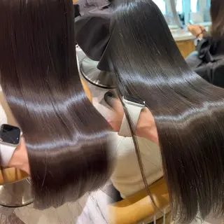 ロング 縮毛矯正/美髪カラー 松田空優哉のヘアスタイル