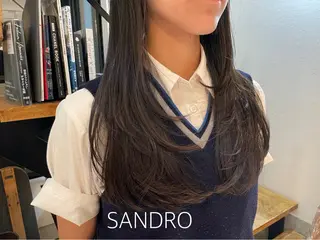 セミロング SANDRO所属・SANDRO eno☺︎のヘアスタイル