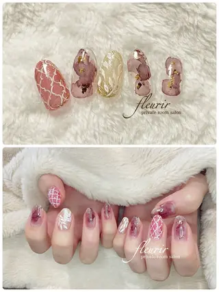 ネイル フルリール 【プライベートサロンのネイルデザイン