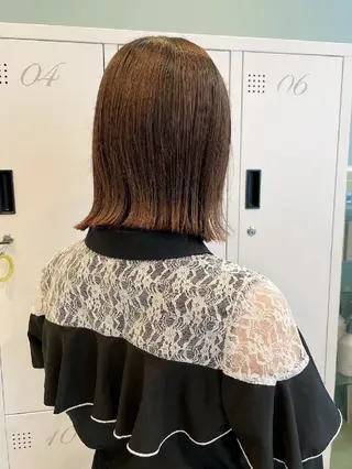 ショート カラー 暗髪艶カラー/ 髪質改善TR/maiのヘアスタイル