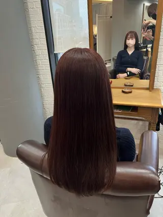 ロング カラー 髪質改善ストレート Kantaのヘアスタイル
